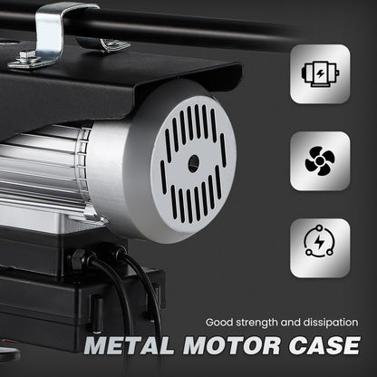 Electric Hoist Winch 140kg 280kg Cable Lift 1600W Wireless Wired Remote Crane