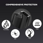 6x1m LED Aluminum Channel U Shape Diffuser Strip Cover Mount Clips Kit