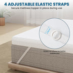 Memory Foam Mattress Topper Thick Pressure Relief Back Pain Bed Topper