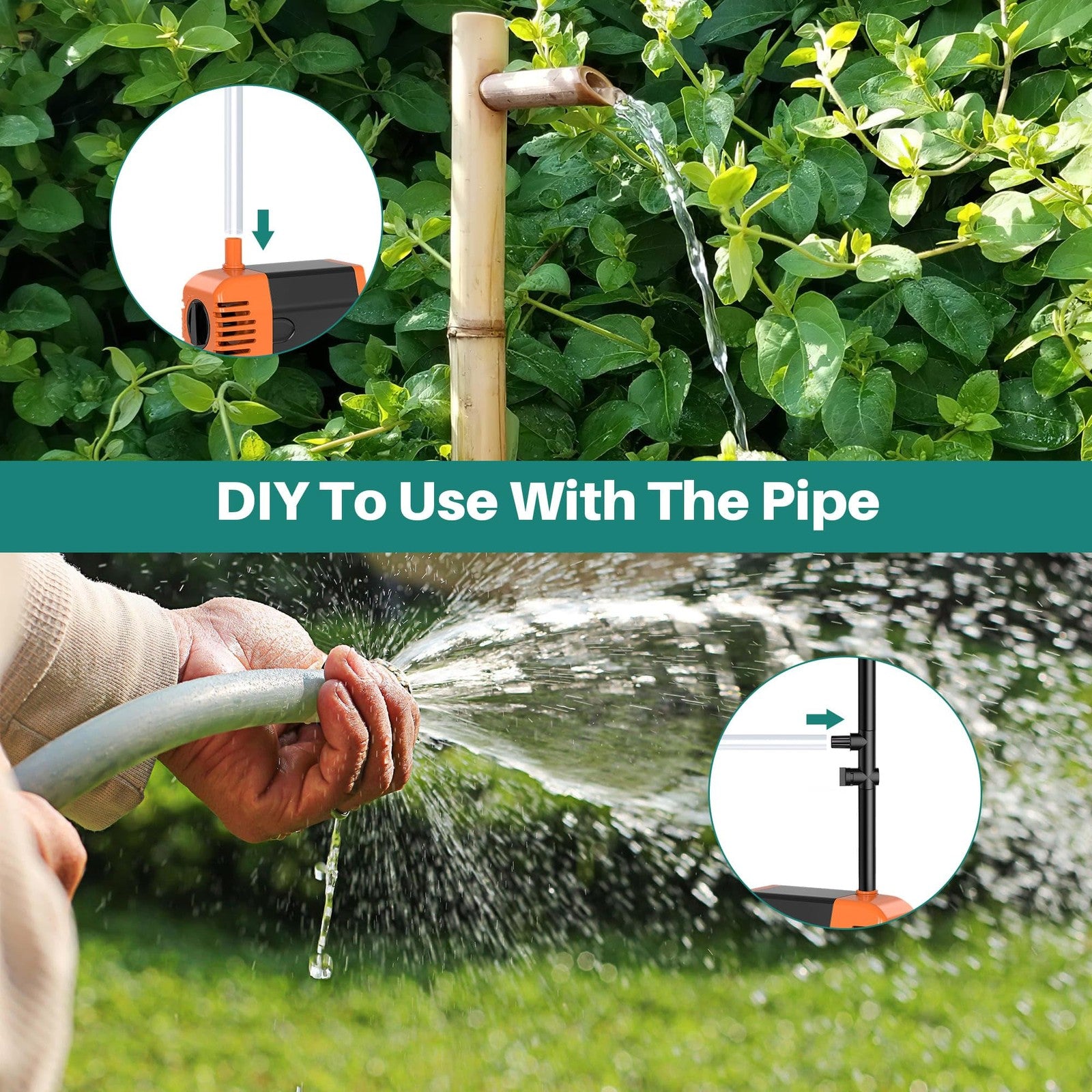 Biling 35W Solar Pond Fountain 1500L/H Solar Powered Water Pond Fountain Pump