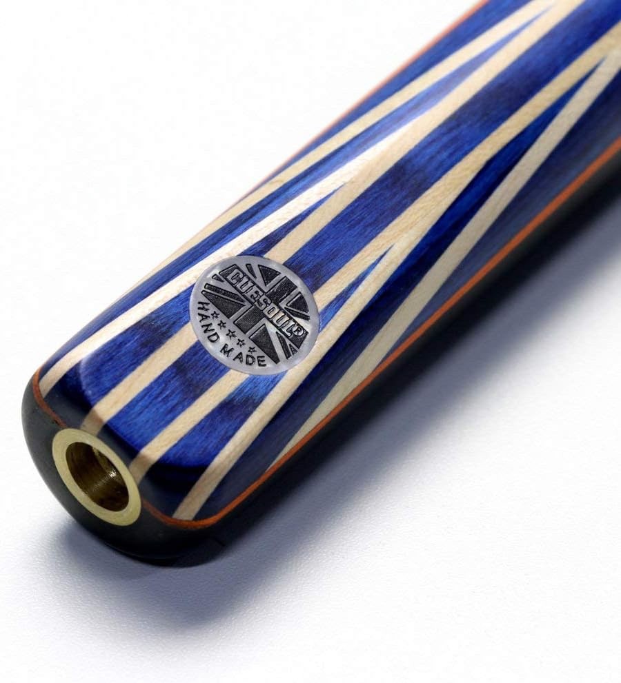 3/4 Joint Snooker Cue 145cm Ebony Finish Professional Billiard Cue Stick