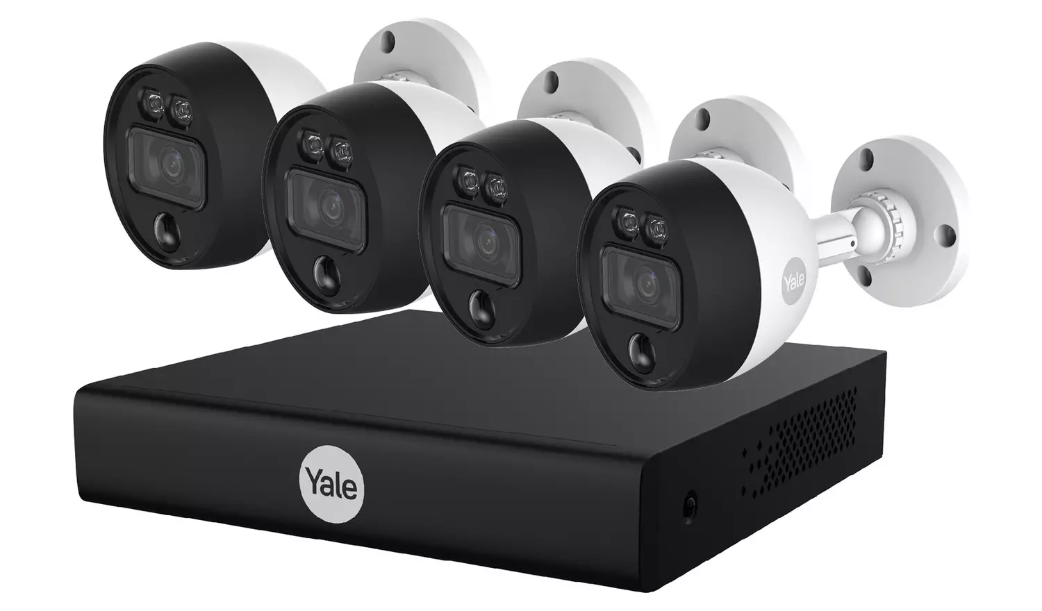 Yale 4 Camera HD CCTV Security System 1TB Storage