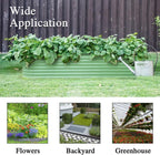 Raised Garden Bed Outdoor Planter Box Anti-Rust Steel Vegetables Flowers