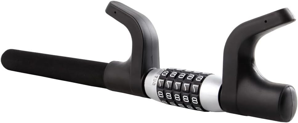 Universal 5-Digit Combination Steering Lock Keyless Anti-Theft Car Wheel Lock