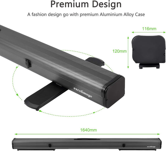 Green Screen w Stand 71x59 Pop Up Collapsible Chroma Key Streaming