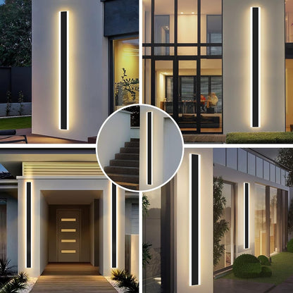 Outdoor LED Wall Light 100cm IP65 Garden Porch Lamp 3 Colour 3000K 4500K 6000K