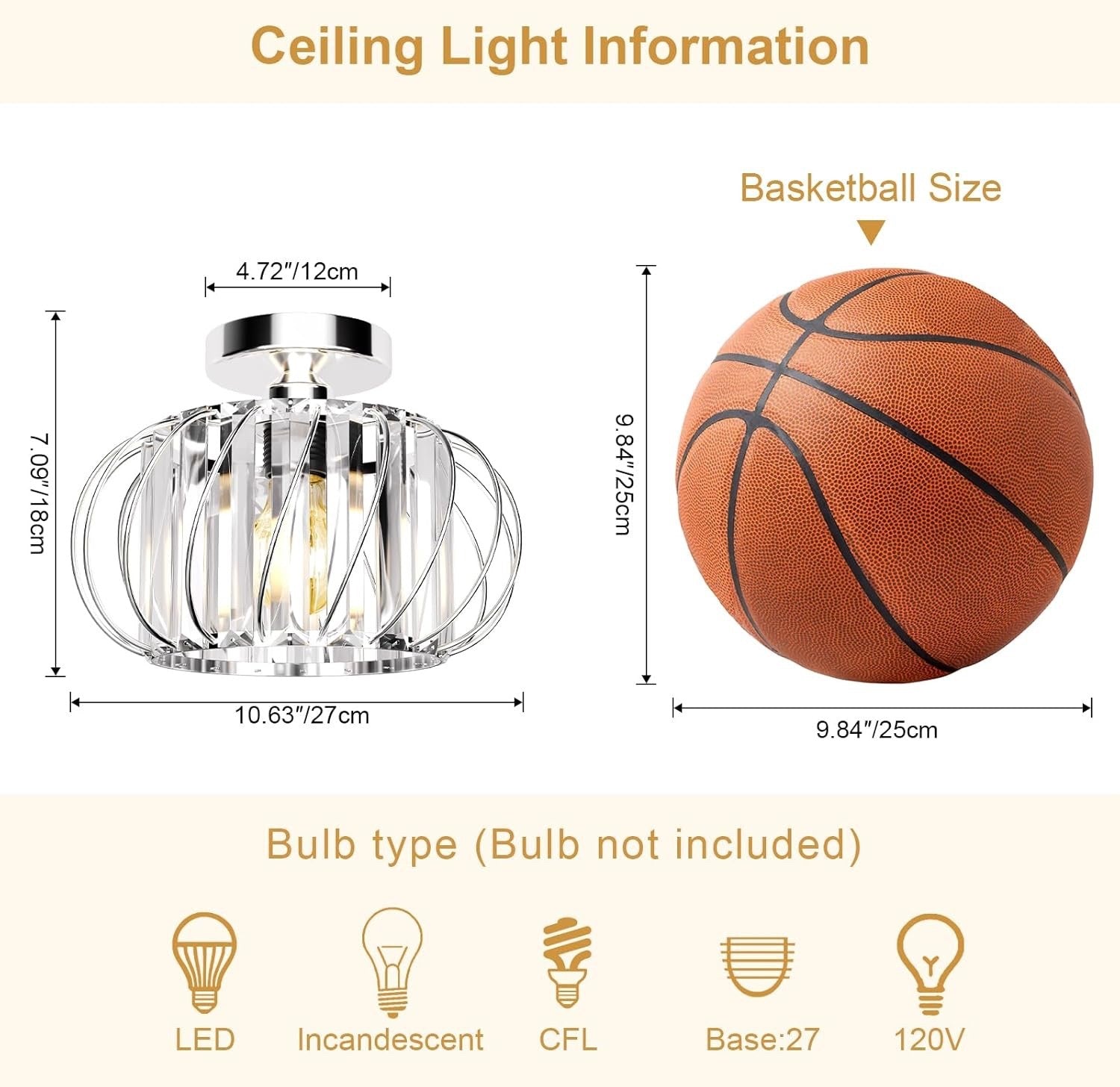 Modern LED Crystal Ceiling Light Chandelier Chrome Living Room Bedroom