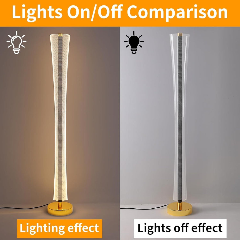 Mikeru Dimmable Corner Lamp 125cm - 3000K/4500K/6500K Standing Floor Lamp