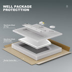 80x60cm Arch LED Vanity Mirror 10X Magnify 3 Color Dimmable USB Makeup