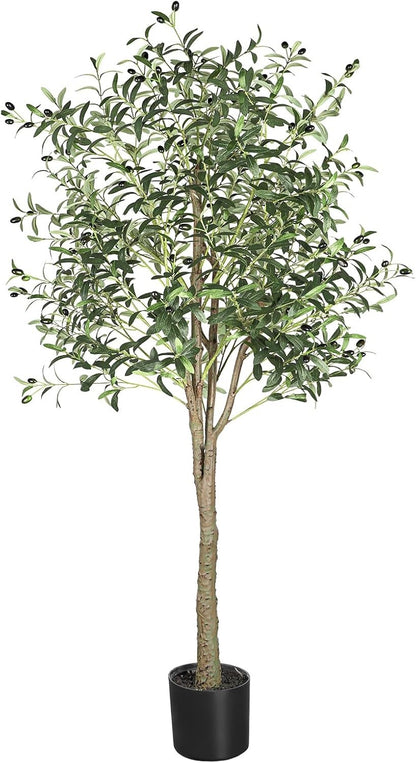 6FT Artificial Olive Tree 180cm Faux Plant Indoor Decor Realistic Leaves Pot