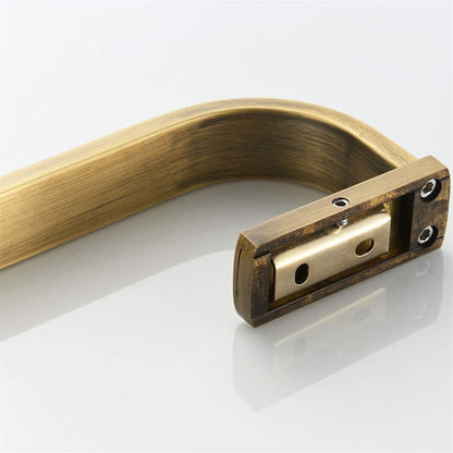 Brass Towel Rail Bar Antique Bronze Wall Mounted Bathroom Holder 57cm Single Rod