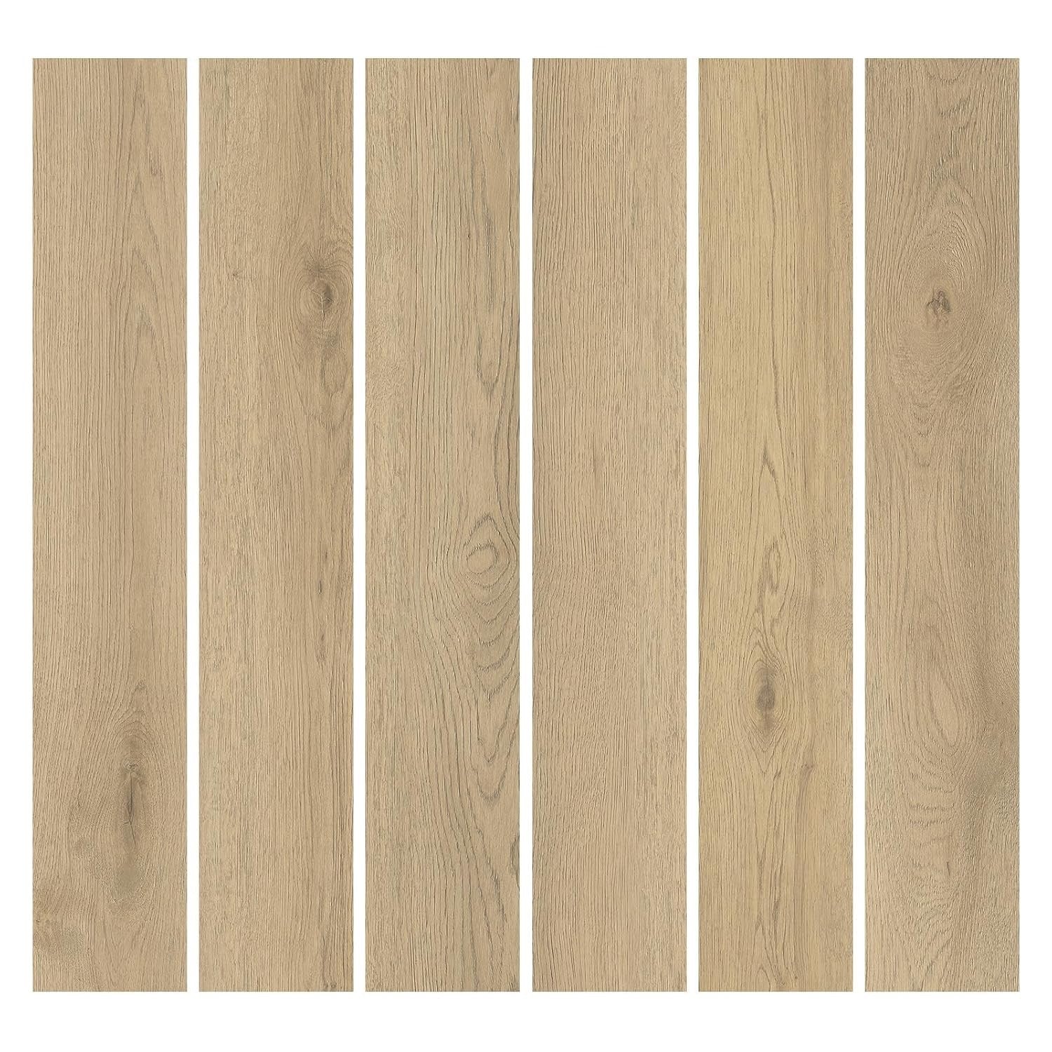 Vinyl Floor Planks Self Adhesive 36 Pack 5sqm Waterproof Wood Effect Tiles Home