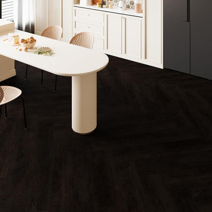 Peel Stick Vinyl Floor Tiles 36pc Dark Poplar 2.0mm Waterproof 5.02sqm Pack