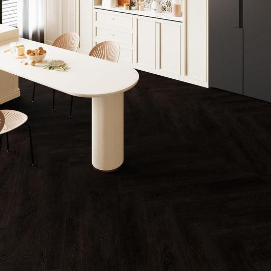 Peel Stick Vinyl Floor Tiles 36pc Dark Poplar 2.0mm Waterproof 5.02sqm Pack