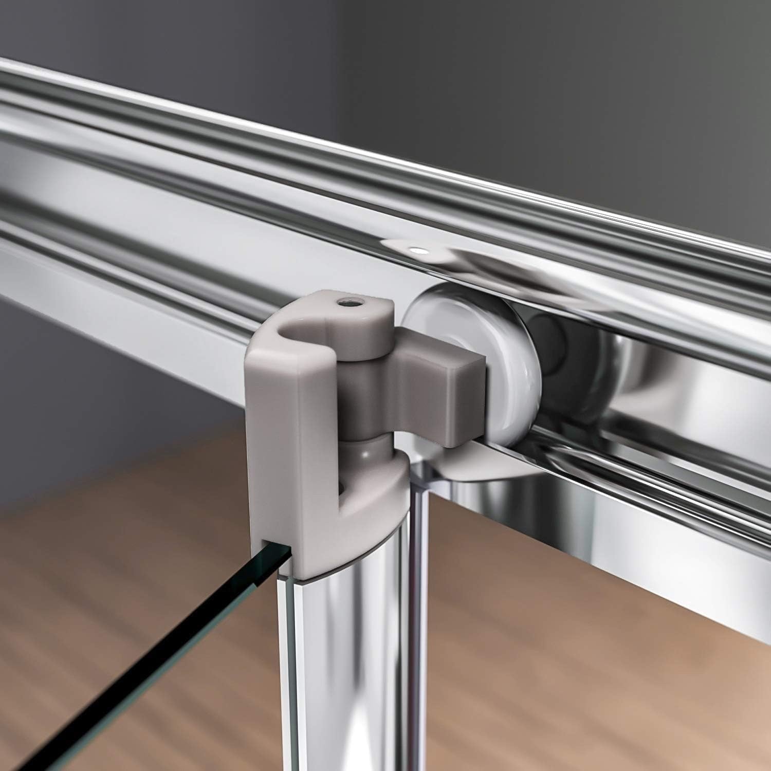 800mm Bi Fold Shower Door Inward Opening Space Saving Bathroom Enclosure