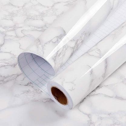 Marble Sticky Back Plastic 90cm x 6m Waterproof Vinyl Wrap Kitchen Worktop