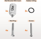 800W Smart WiFi Electric Radiator Wall Mounted Panel Heater LCD Timer White