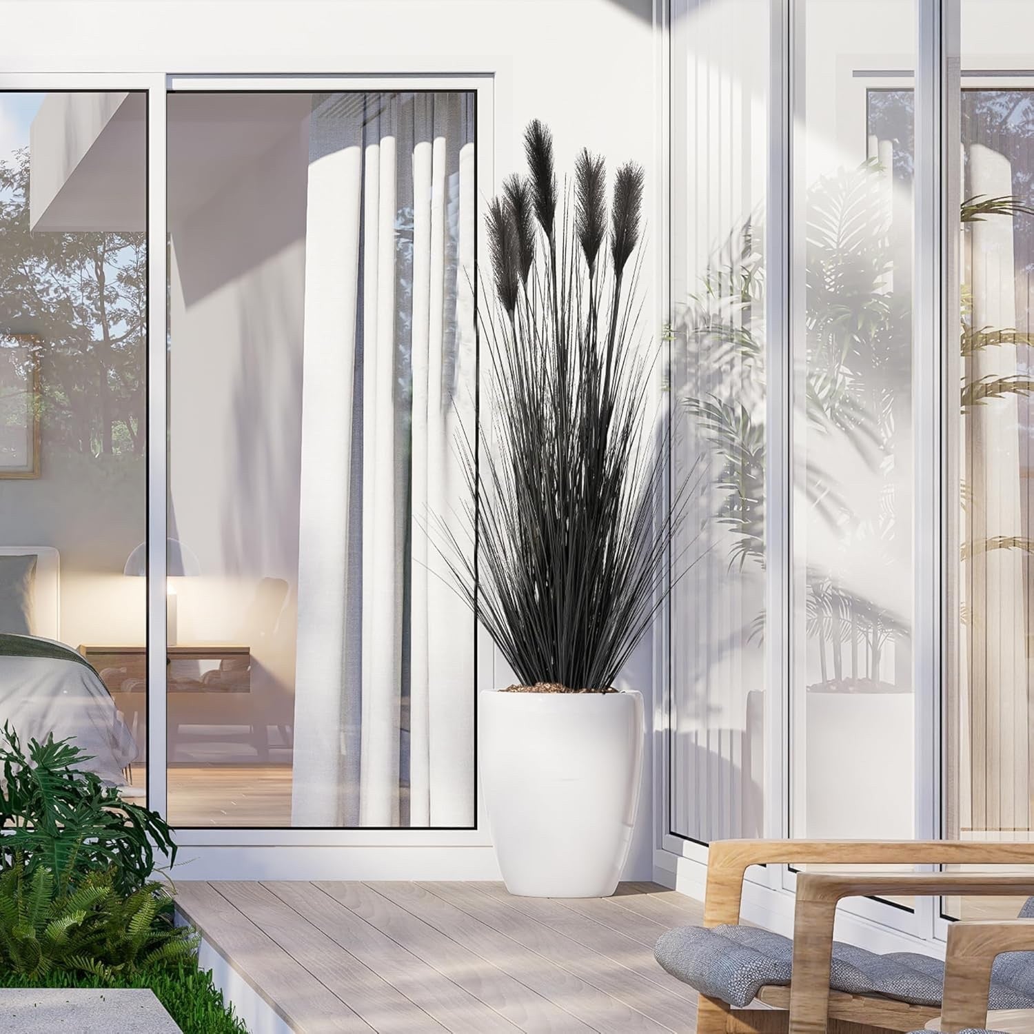 5ft Artificial Dogwood Branch Indoor Outdoor Decorative Plant