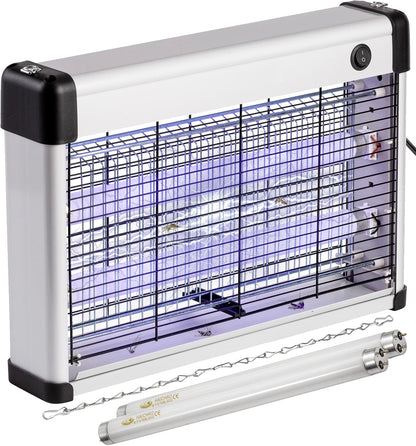 Electric Fly Zapper Killer Indoor Insect Bug Trap 2 Replacement Bulbs 10ft Cord
