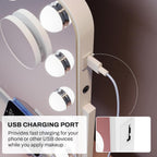 Hollywood Vanity Mirror LED Dimmable Touch Control 50x47cm Makeup Light