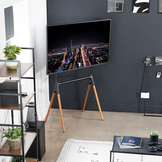 VIVO Artistic Easel 49 to 70 inch LED LCD Screen Studio TV Display Stand