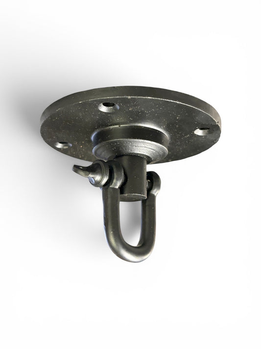 Boxing Swivel Mount Hook Black Steel 360 Rotation Speed Ball Bag Forza Round