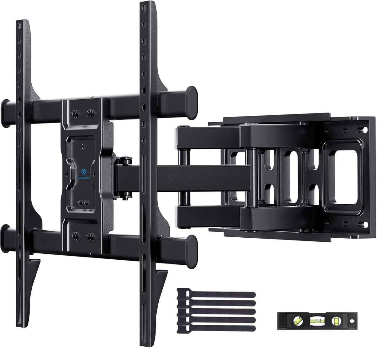 TV Wall Mount Bracket Full Motion 37-85in Swivel Tilt VESA 600x400 60kg Black