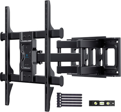 TV Wall Mount Bracket Full Motion 37-85in Swivel Tilt VESA 600x400 60kg Black