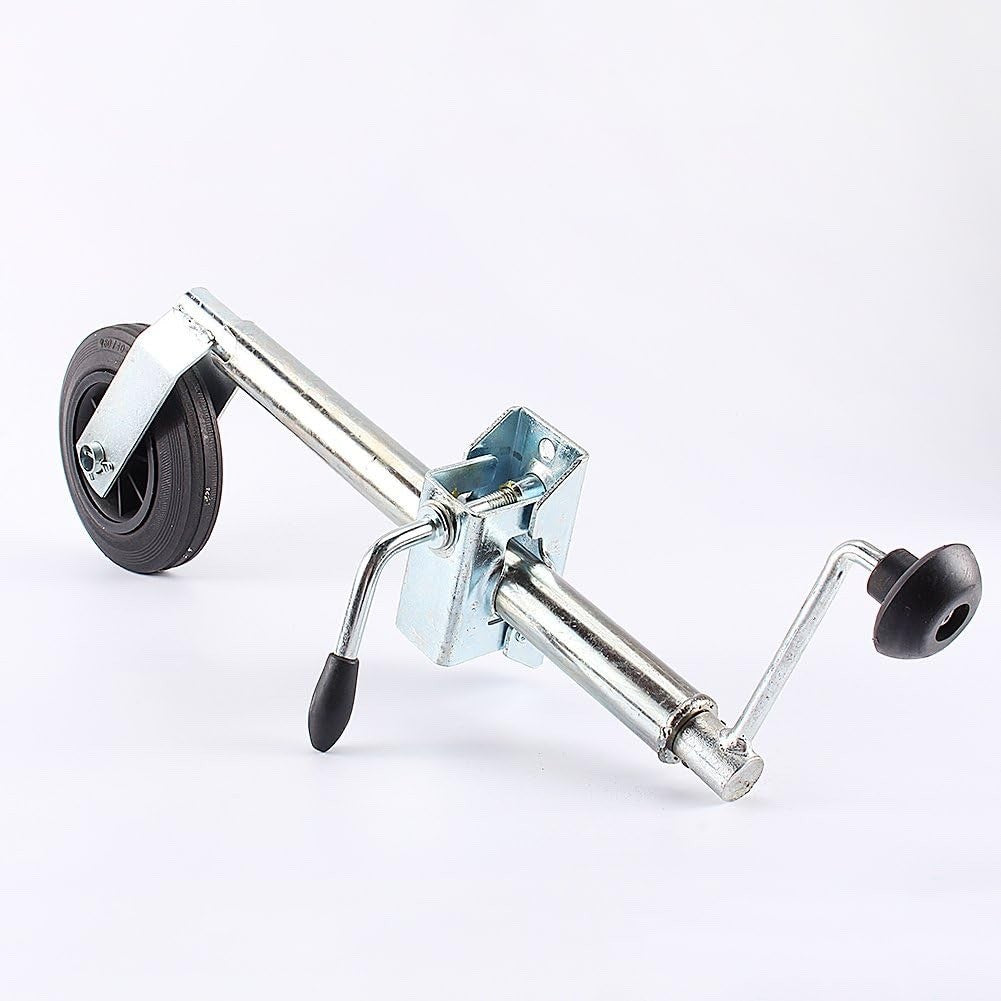 35mm Heavy Duty Trailer Jockey Wheel w/ Clamp Stainless Steel 100kg