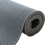 Heavy Duty Rubber Floor Mat 300×90cm Non Slip Waterproof Drainage Grey