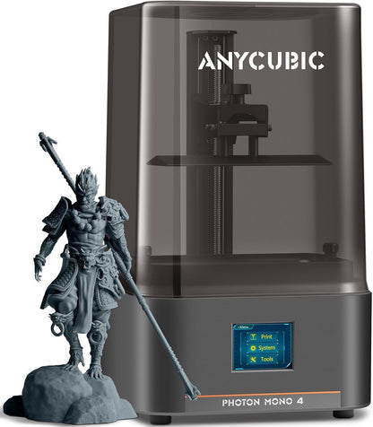 Anycubic Photon Mono 4 Resin 3D Printer 10K LCD 7 Inch LighTurbo Matrix