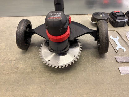 Cordless Grass Trimmer Wire Cutter Metal Blades Garden Tool