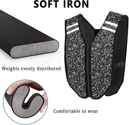 PROIRON Weighted Vest Soft Washable for Men Women 10kg Fully Reflective
