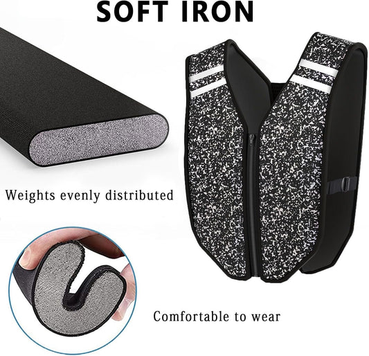 PROIRON Weighted Vest Soft Washable for Men Women 10kg Fully Reflective