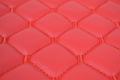 Mercedes Actros MP4 RHD Manual Red Eco Leather Floor Mat Full Coverage Cover