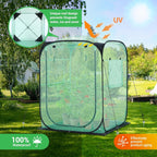 49x49x67in Pop Up Walk In Greenhouse Portable PE Cover Frost Protection