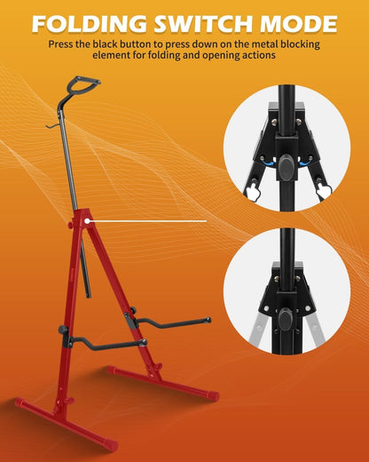 Cello Stand Adjustable Steel Holder 1/4 1/2 3/4 4/4 Bass w Bow Hook Floor