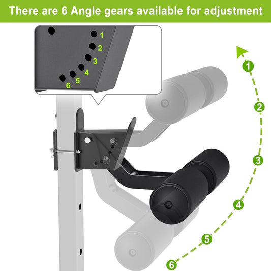 Kipika Leg Extension Attachment for Power Racks - Compatible with 2" x 2" frames