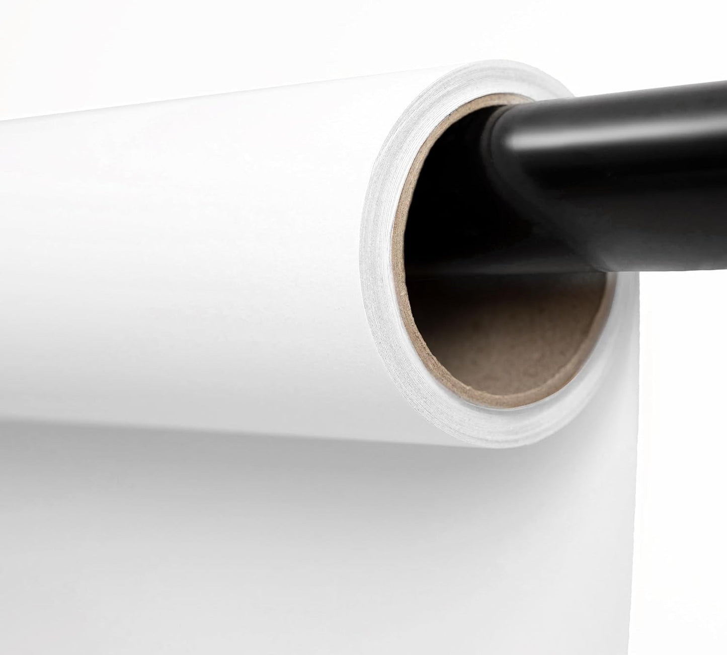 Photography Backdrop Paper Roll 1.35x5m White Studio Background Seamless