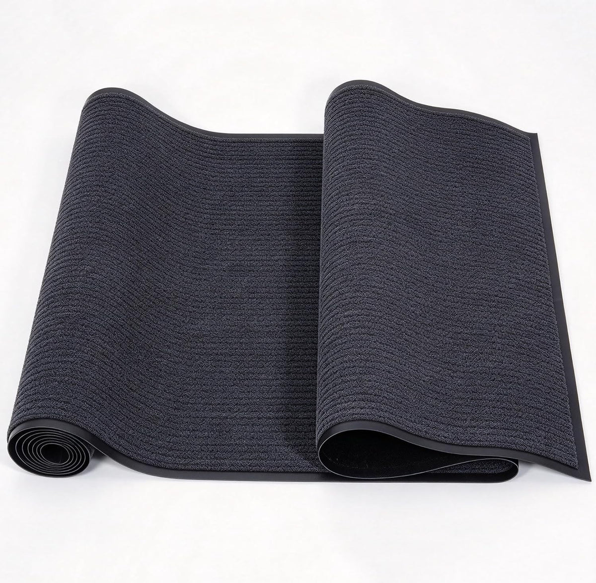 Hallway Runner Carpet Rug 300x90cm Grey Non Slip Rubber Backed Washable Floor