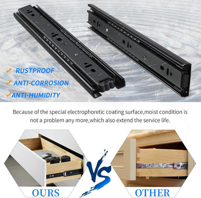 YENUO Full Extension Drawer Runners Heavy Duty 45kg 550mm