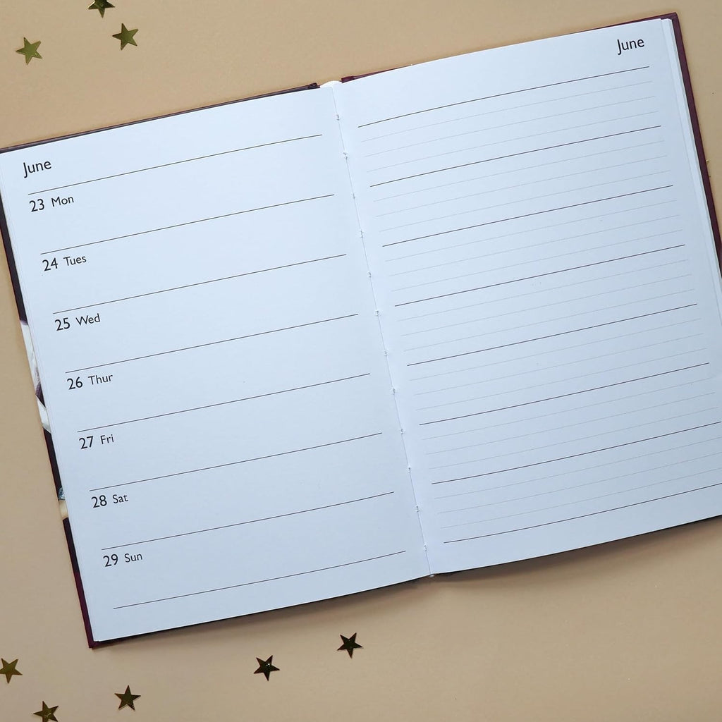 Claire Coxon Art Deco A5 Diary 2025 - Art - Week To View