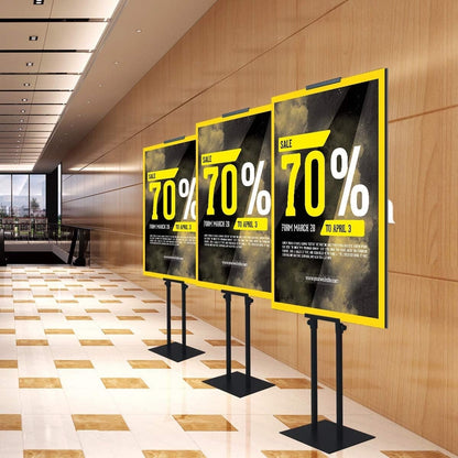 VAIIGO Double Sided Poster Stand Adjustable Floor Sign Holder Up to 203cm