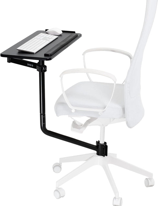 VIVO Office Chair Mounted 26 x 12 Inch Keyboard and Mouse Tray Ergonomic Tilt