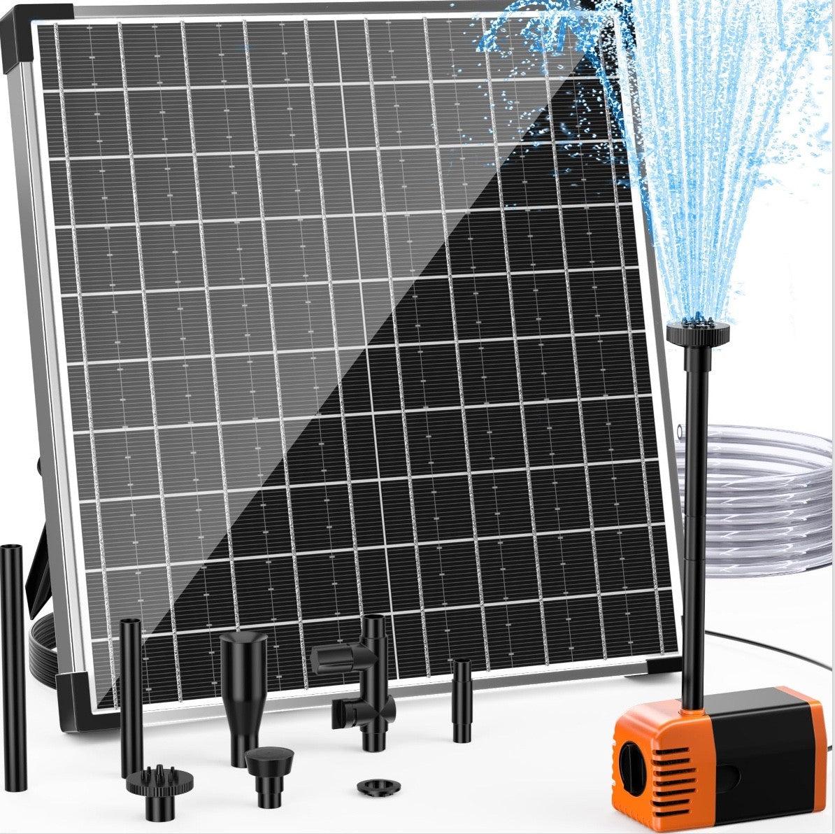 Biling 25W Solar Pond Fountain1200L/H Solar Powered Water Pump with Filter