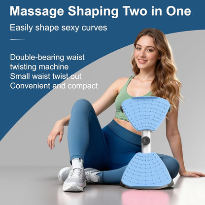 Ab Machine Waist Twister Exercise Board Home Gym Core Workout Non Slip 380lbs