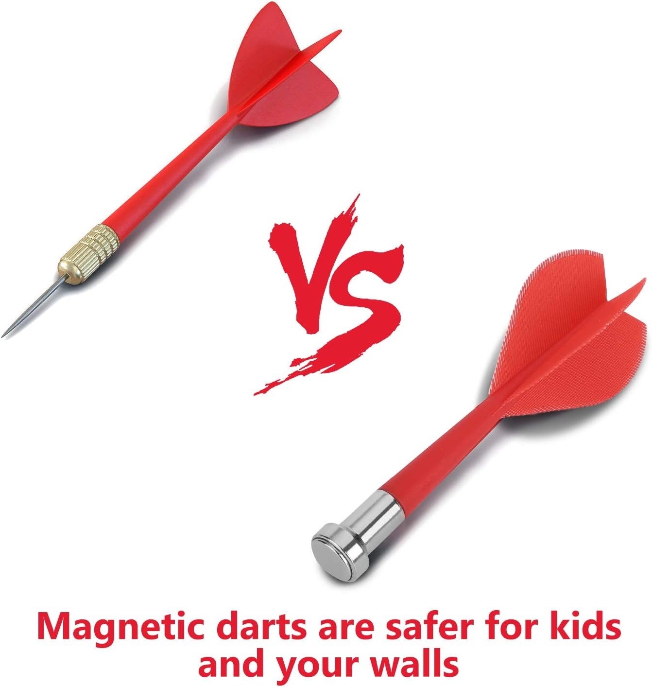 Esjay 18 inch Magnetic Dart Board Set Double Sided Safe Dart Game Kids  RRP  £37