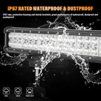 44in 288W LED Work Light Bar Spot Flood Combo 12V 24V Offroad 6000K IP67