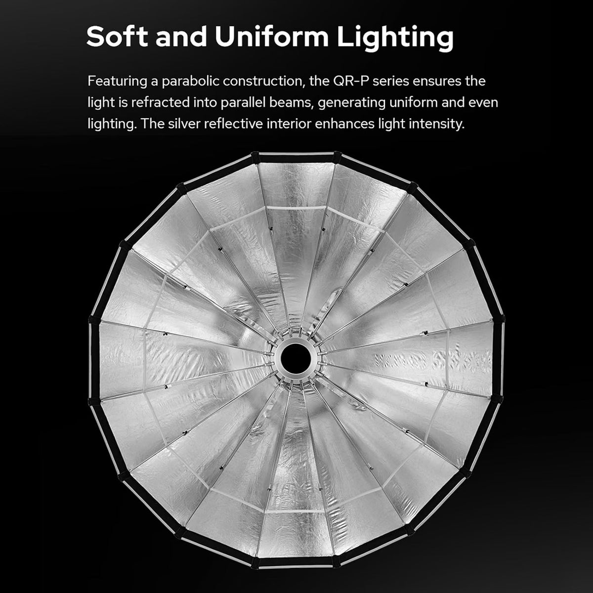 Photography Softbox Parabolic 150cm Quick Release Bowens Mount Diffusers Bag