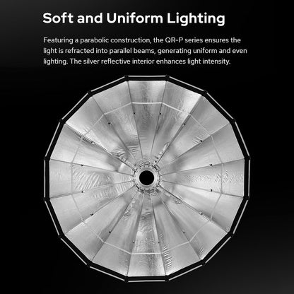 Photography Softbox Parabolic 150cm Quick Release Bowens Mount Diffusers Bag